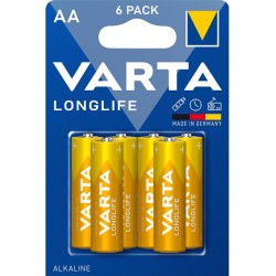 Varta LongLife Αλκαλικές Μπαταρίες AA 1.5V 6τμχ