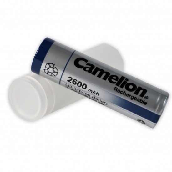 CAMELION 18650-2600mAh ΜΠΑΤΑΡΙΑ ΛΙΘΙΟΥ ΧΩΡΙΣ ΠΡΟΣΤΑΣΙΑ