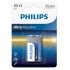 PHILIPS Ultra αλκαλική μπαταρία 6LR61E1B/10, 6LR61 9V, 1τμχ