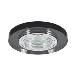 ΔΙΑΚΟΣΜΗΤΙΚΟ ΓΥΑΛΙ ΚΑΙ ΑΛΟΥΜΙΝΙΟ DOWNLIGHT GRACE SL400 ∙ ΜΑΥΡΟ