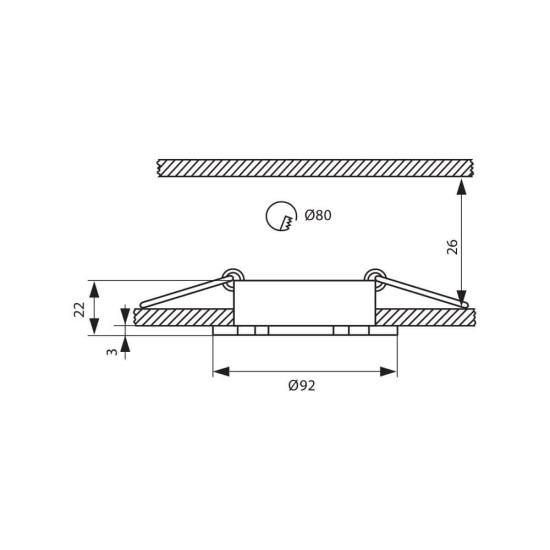 DOWNLIGHT ΑΠΟ ΕΞΩΘΗΜΕΝΟ ΑΛΟΥΜΙΝΙΟ STYLE SL620 AL