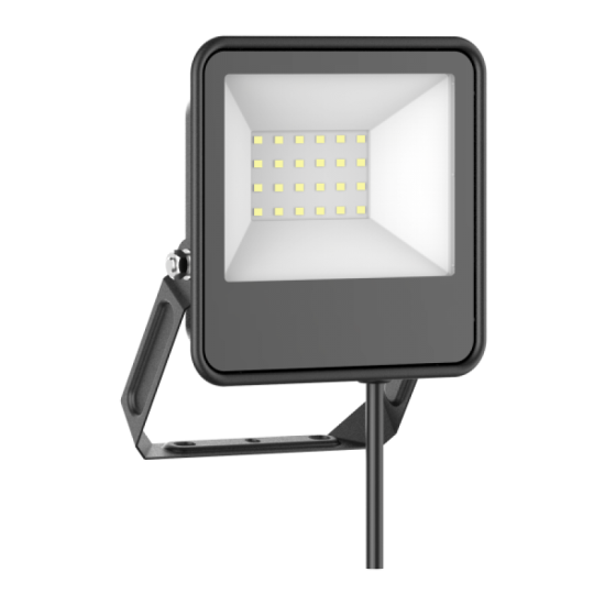 LED προβολέας ΜΑΥΡΟΣ IP65 L186XW135XH29.8MM|30W|6500K|2700LM|ENJOYSIMPLICITY™