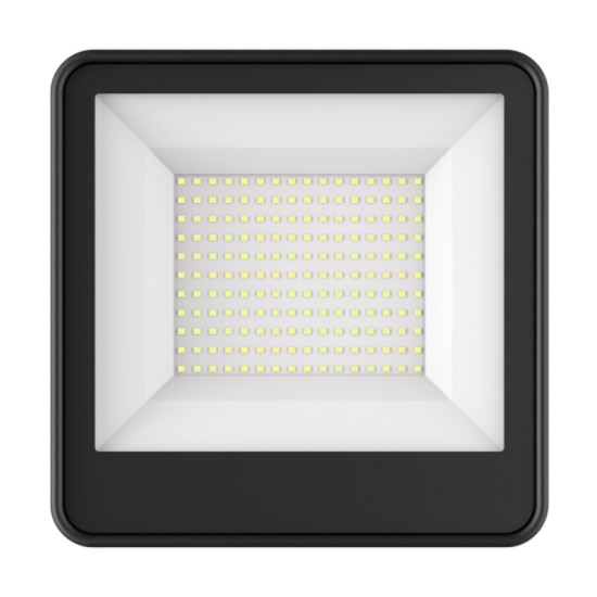 LED προβολέας ΜΑΥΡΟΣ IP65 L243XW313.3XH37.3MM|100W|6500K|9000LM|ENJOYSIMPLICITY™